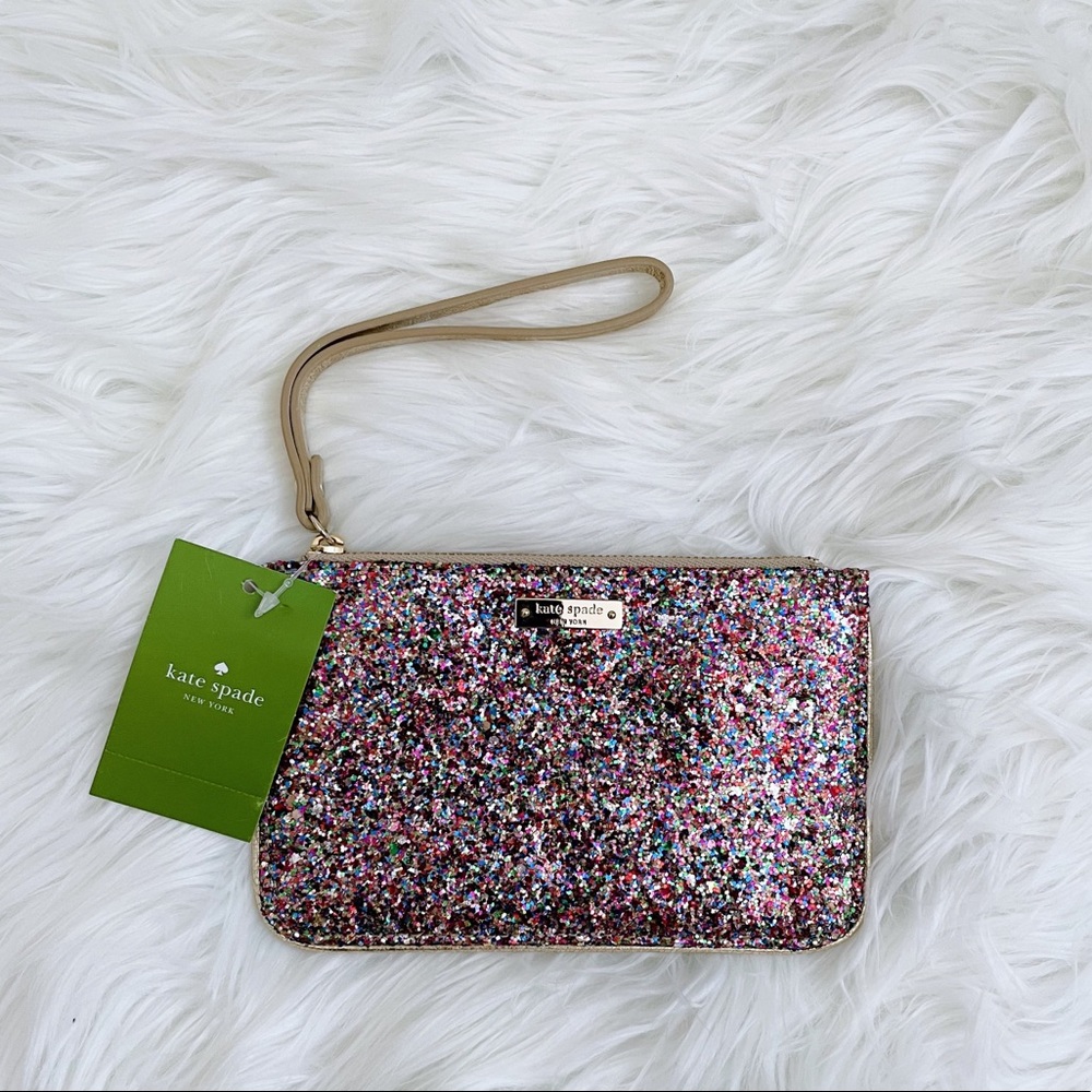 Kate Spade Glitter Sparkler Wristlet